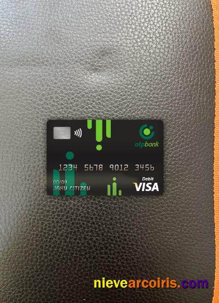 Croatia OTP bank visa debit card photolook
